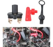 Interruptor de corte y apagado, interruptor de desconexión de batería de coche, accesorios para coche, 1 aislador de energía de teclas extraíbles para camión, barco, ATV marino