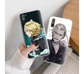 Funda de TPU con diseño de Ken Ryuguji de Tokyo Revengers para iPhone XR, 7, 8, 14, 15, 11, 12, 13, X, XS Pro Max, Xiaomi Redmi 13C, Note 9, Samsung A22, S23, S24 Ultra Plus, VIVO Samsung A20 aero