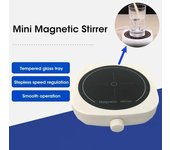 Agitador magnético para cocina, mezclador de líquidos, mini mezclador de laboratorio, mezclador eléctrico portátil, USB, 2 l, 4000 RPM para laboratorio
