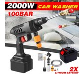 Pistola lavadora de alta presión para coche, generador de espuma de 3000W, 100bar, limpiador en aerosol para batería Makita de 18V, 50000mah Only machine