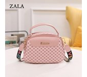 Bolso de rejilla con flores antiguas para mujer, nuevo y popular bolso de hombro de moda con doble cremallera, mini bolso para teléfono móvil, bolso mensajero caqui