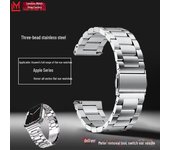 Correa de acero inoxidable para Apple iWatch 10, Huawei GT5/GT4 y relojes Samsung For Samsung and Huawei 22mm