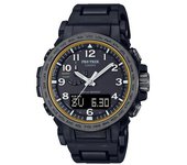 Casio Reloj redondo negro PRO TREK PRW-51FC-1JF para hombre [PRO TREK Eco Material Radio Wave Solar Model]
