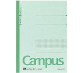 KOKUYO Campus Note A4 cuadrícula de 5 mm 40 hojas x 5 libros