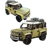 Bloques de construcción de coche clásico Defender todoterreno técnico, 2573 piezas, 42110, modelo MOC, juguetes para niños y adultos, regalo