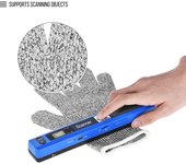 Escáner inalámbrico portátil con varita de mano, tamaño A4, 900DPI, formato JPG/PDF, pantalla LCD con protección rojo