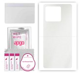 apgo Protective Skin Sticker for the back compatible with Xiaomi 13 Pro, Wrap Film, Foil, Vinyl - Pattern Matte Transparent