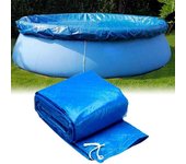 Cubierta protectora redonda para piscina, película aislante de Pe, cubierta a prueba de polvo, protección sobre el suelo, 183/244/305/366cm