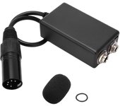 Adaptador de auriculares de aviación GA con dos conectores a Airbus XLR macho de 5 pines, cable extensor de auriculares.