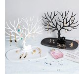 Expositor de joyas con temática de ciervos para pendientes, pulseras y colgantes White [Bagged]