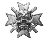 Motorhead mala magia Chapa One Size plata