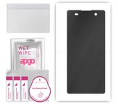 apgo Hydrogel Privacy Matte Screen Protector for Sony Xperia XA, Anti Spy, Hydrogel Film, Flexible, Soft TPU with positioning layer easy installation