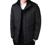 Abrigo de invierno Chaqueta de algodón con forro polar grueso Chaqueta de algodón de abuelo Chaqueta de algodón para hombre 8XL