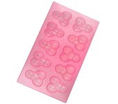 Molde para cubitos de hielo con forma de pene