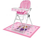 Creative Party Decoración para trona One Is Fun One Size color rosa