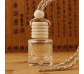Colgante de perfume para coche, colgante de botella de perfume para coche, colgante de botella de aromaterapia, colgante de botella de perfume cilíndrica de 8 ml (Botellas extintoras de incendios)