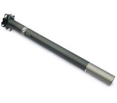 Tija de sillín de carbono para bicicleta de carretera RXL SL, tija de sillín de bicicleta 3K gris mate, tija de sillín de 350 mm, tija de sillín de bicicleta de montaña de 27,2 mm (Ligero)