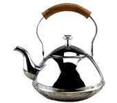 Roamtic-olla de bebida de cocina de moda, tetera de acero inoxidable, utensilios de cocina seguros para el hogar y el Hotel 1.5l plata