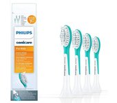 Cabezales de repuesto para cepillo de dientes Philips Sonicare Kids, paquete de 4