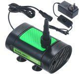 Bomba de agua sumergible sin escobillas de 12V CC, bomba de agua de fuente ultrasilenciosa de 30W, 7l/min con 10 pies de altura US Plug verde