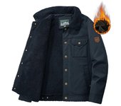 Chaqueta lavada nueva de otoño e invierno, abrigo juvenil para hombre, abrigo acolchado de algodón grueso y apilado para hombre M
