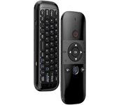 Mando a distancia por voz M8 Air Mouse 2,4 G, miniteclado inalámbrico con sensor giroscópico y aprendizaje por infrarrojos, batería de litio para Android TV Box X96 negro