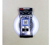 Línea de líder de choque de fluorocarbono absorbente YGK X Braid de 50 m y 90 lb (1576) puro