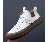 Zapatillas de deporte para hombre, zapatos planos de cuero auténtico, con cordones, de alta calidad, cómodas y de lujo, novedad de 2024 38 negro