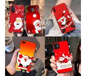 Funda de silicona BS-14 Feliz Año Nuevo y Navidad para iPhone 15, 14, Xiaomi POCO M6, F6, Redmi Note 13, 12, 13C, 8, 9, Samsung S24, S23, S22, S21 FE Pro Plus Ultra Redmi Note 10 Pro Max abismo