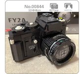 00844 Cámara SLR Digital avanzada negra, máquina de vídeo portátil, modelo 3D, Mini bloques, juguete de construcción para niños sin caja