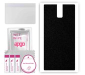 apgo Protective Skin Sticker for the back compatible with Oukitel K3 Pro, Wrap Film, Foil, Vinyl - Pattern Matte Black