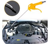 Soplador de aire neumático, herramienta eléctrica de mano para limpieza de eliminación de polvo de plástico amarillo Short