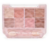Canmake Petit Palette Eyes (Sparkling) S02 Macaron Candy Eyeshadow Glitter Palette Sheer Finish with Applicator