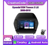 8 pulgadas 2Din para Hyundai IX35 Tucson 2 LM 2009-2015 con botón perilla Android coche Radio estéreo reproductor de vídeo Multimedia navegación GPS Carplay 2+32GB 1+32GB