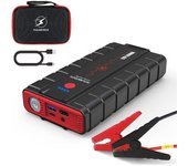 Cargador de batería para coche FLYLINKTECH de 2000 A y 20 000 mAh(hasta 10,0 L de gasolina y 9,0 L de diésel), Batería de coche de 12 V, c