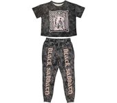 Black Sabbath Womens/Ladies Psycho Long Pyjama Set XS carbón
