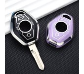 Nueva funda protectora de TPU para llave de control remoto de coche para BMW X3 X5 Z3 Z4 3 5 7 Series E38 E39 E46 E83 1998-2005, accesorios protectores de llaves Key Case blanco