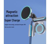 Soporte magnético para teléfono con carga inalámbrica Tesla para coche