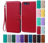 Funda para Huawei P10, funda para Huawei P10 Plus, funda tipo cartera de cuero con tapa para Huawei P10 Plus, funda tipo libro For Huawei P10 negro