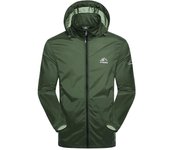 Ropa deportiva de verano para hombre, chaqueta con capucha cortavientos y protector solar transpirable ultrafina L