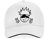 Sombrero de Manga de Anime japonés Jujutsu Kaisen, gorra de béisbol Unisex divertida de gojo satoru, gorra de béisbol con gráfico de Yuji Itadori para adolescentes, gorra Snapback de algodón Adjustable