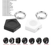 Adaptador de carga inalámbrica para Huawei Watch GT4 GT 4 41 mm 46 mm/ GT Cyber Charger/ Ultimate/ Watch 4/ GT2 Pro/GT3 SE/Honor Watch 4 blanco
