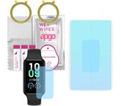 2x apgo HD HQ FLEX Ultra-Clear Screen Protector for Amazfit Band 7, Hydrogel Film, Flexible, Soft TPU with positioning layer easy installation