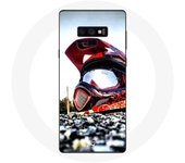 Coque pour Samsung Galaxy Note 9 Casque MotoCross