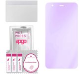 apgo Anti-Blue 9H Hybrid protective glass compatible with ZTE Blade A32, flexible nano glass, great replacement for tempered glass, scratch-resistant,