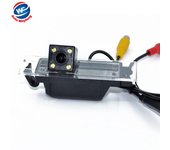 Cámara de visión trasera de coche con Chip CCD de 4 LED para OPEL Astra H/Corsa D/Meriva A/Vectra C/Zafira B,FIAT Grande 4 LED negro