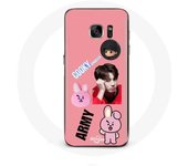 Coque pour Samsung Galaxy S6 BTS Bangtan Garçon BT21 Cooky Jungkook ARMY