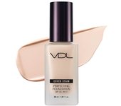 VDL Cover Stain Perfecting Foundation A02 Natural Ocher 01 21 SPF35 Foundation Liquid Coverage Does not crumble Vegan No. PA++