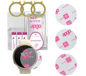 3x apgo Ultra-Clear Hybrid protector de pantalla compatible con Polar Ignite 2, nano vidrio flexible, excelente reemplazo para vidrio templado, resistente a rayones