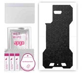 Adhesivo protector de piel para la parte trasera compatible con Cubot King Kong 5 Pro, película envolvente, lámina, vinilo, diseño de panal negro